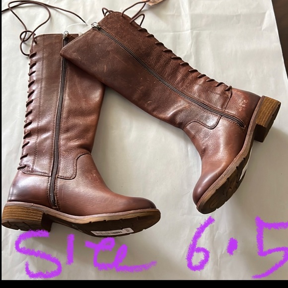 Sofft Sharnell II Leather Lace-Up Waterproof Tall Boots - Picture 10 of 16